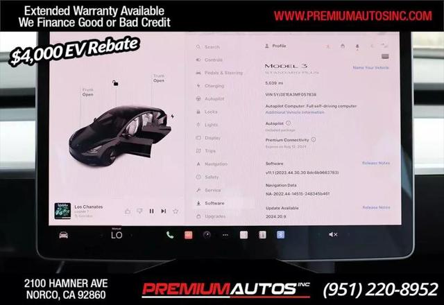 2021 Tesla Model 3 Standard Range Plus Rear-Wheel Drive