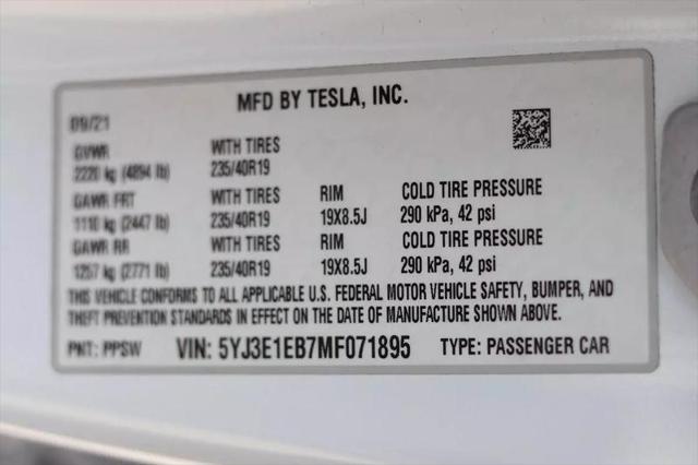 2021 Tesla Model 3 Long Range