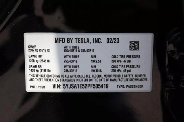 2023 Tesla Model S Standard Range