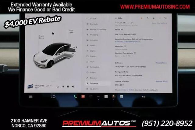 2021 Tesla Model 3 Standard Range Plus Rear-Wheel Drive