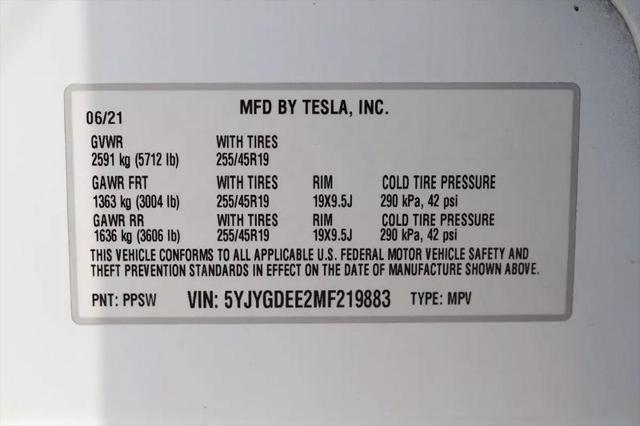 2021 Tesla Model Y Long Range Dual Motor All-Wheel Drive