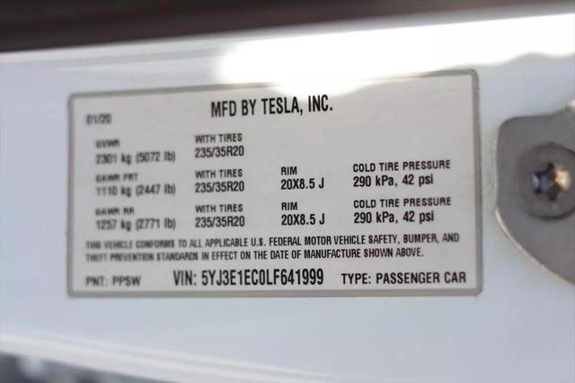 2020 Tesla Model 3 Performance Dual Motor All-Wheel Drive