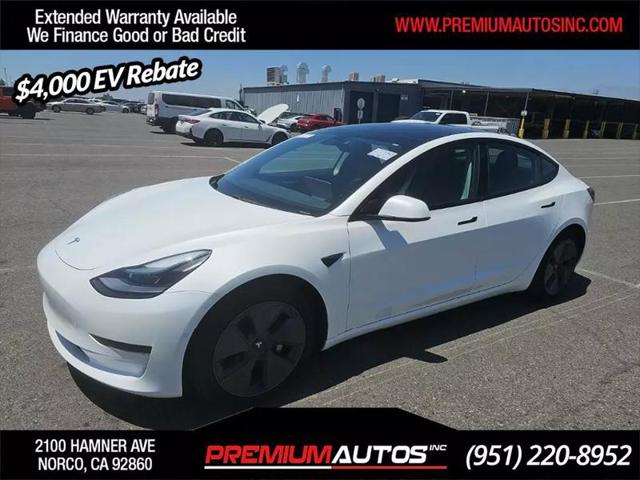 2021 Tesla Model 3 Standard Range Plus Rear-Wheel Drive for sale in Norco, CA