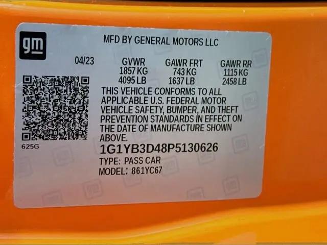 2023 Chevrolet Corvette Stingray RWD Convertible 2LT