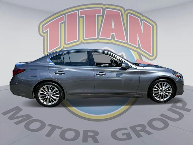 Used 2021 INFINITI Q50 LUXE with VIN JN1EV7BR7MM755336 for sale in Ozone Park, NY