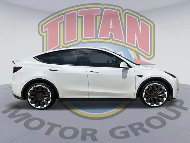 Used 2023 Tesla Model Y Performance with VIN 7SAYGDEF5PF665459 for sale in Ozone Park, NY