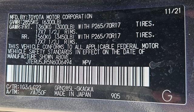 2022 Toyota 4Runner TRD Off Road Premium
