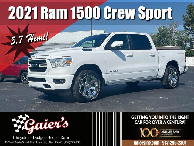 2021 RAM 1500 Big Horn Crew Cab 4x4 57 Box