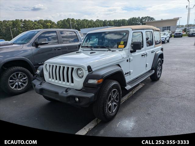 2020 Jeep Wrangler Unlimited Black and Tan 4X4