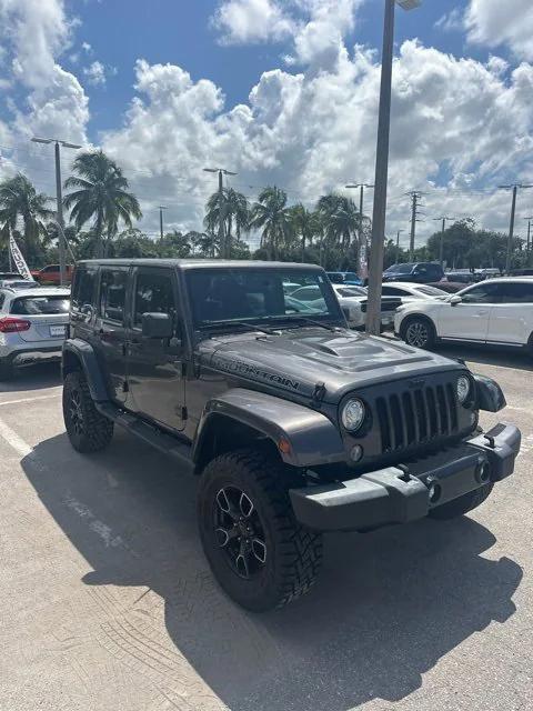 2017 Jeep Wrangler Unlimited Smoky Mountain 4x4