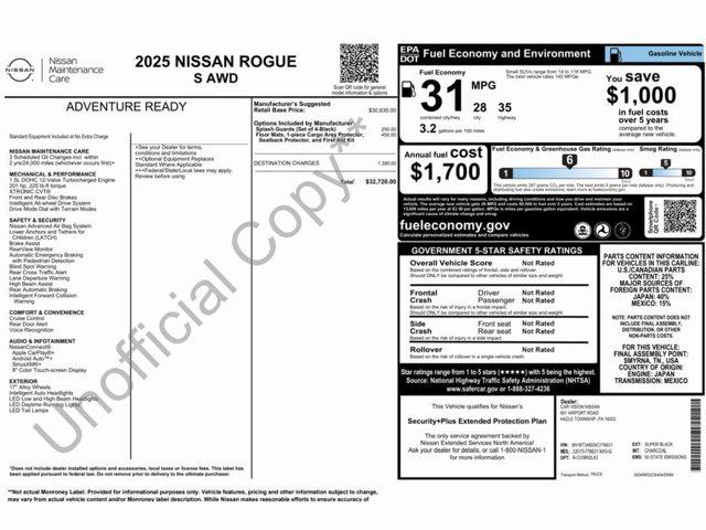 2025 Nissan Rogue S