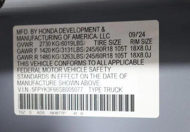 2025 Honda Ridgeline TrailSport