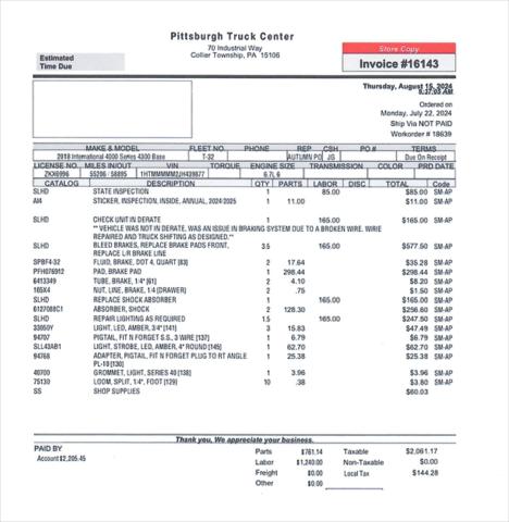 2018 International Durastar 4300 CHIPPER TRUCK 2