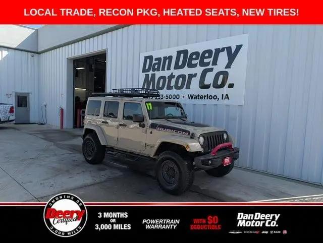2017 Jeep Wrangler Unlimited Rubicon Recon 4x4 for sale in Waterloo, IA