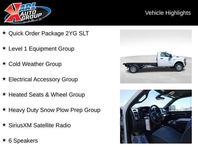 2024 RAM Ram 5500 Chassis Cab RAM 5500 SLT CHASSIS REGULAR CAB 4X4 84 CA