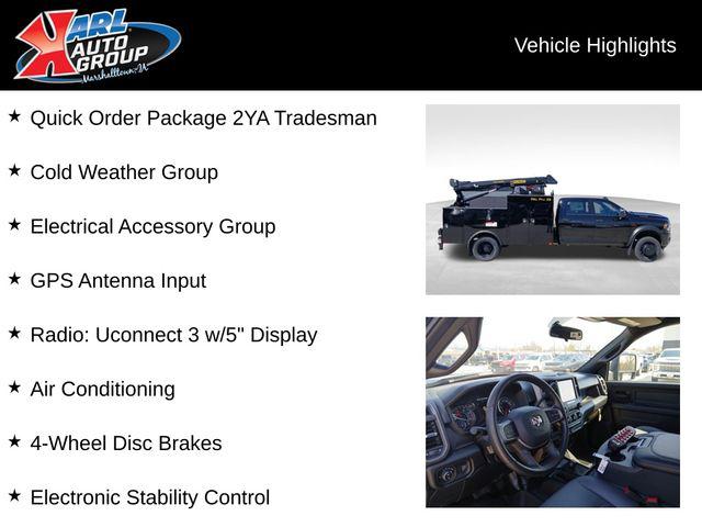 2024 RAM Ram 5500 Chassis Cab RAM 5500 TRADESMAN CHASSIS CREW CAB 4X4 84 CA