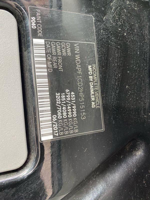 2017 Mercedes-Benz Sprinter 3500 High Roof V6