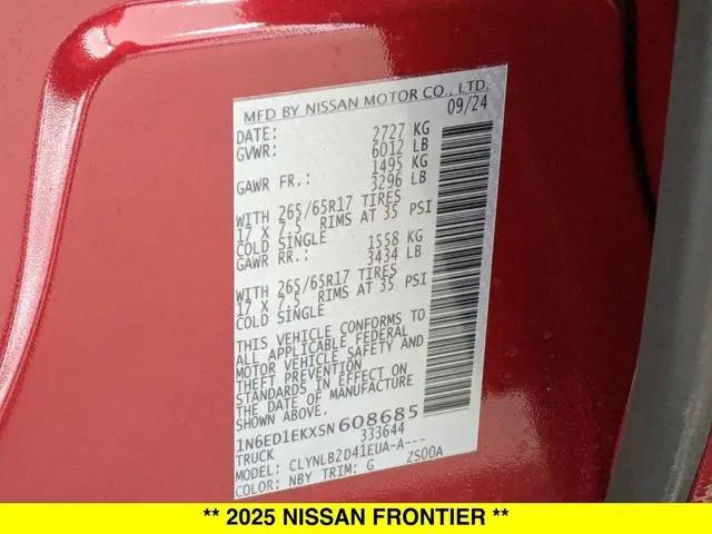 2025 Nissan Frontier SV