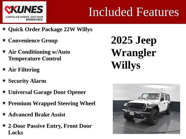 2025 Jeep Wrangler WRANGLER 4-DOOR WILLYS