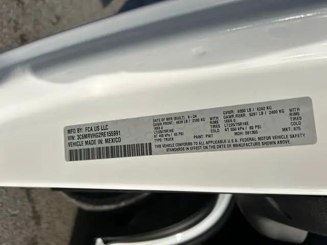 2024 Ram ProMaster Cargo Van Tradesman High Roof 159" WB w/Pass Seat