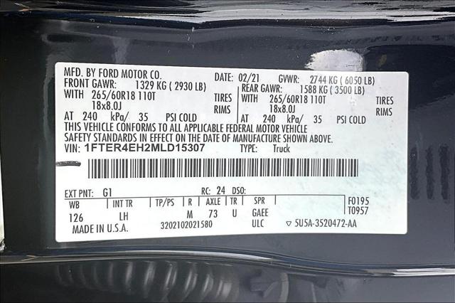 2021 Ford Ranger XL