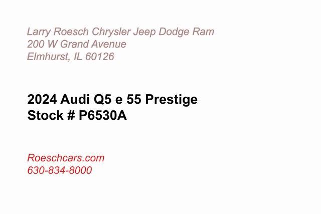 2024 Audi Q5 Prestige 55 TFSI e S line quattro S tronic