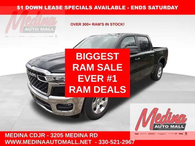 2025 RAM Ram 1500 RAM 1500 BIG HORN CREW CAB 4X4 57 BOX