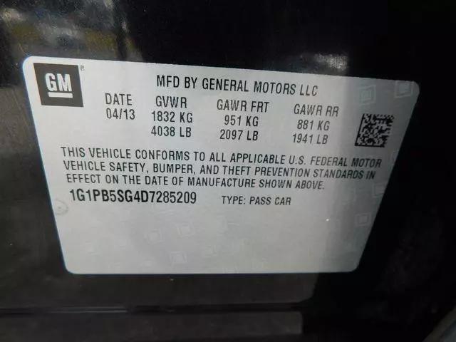 2013 Chevrolet Cruze LS Manual