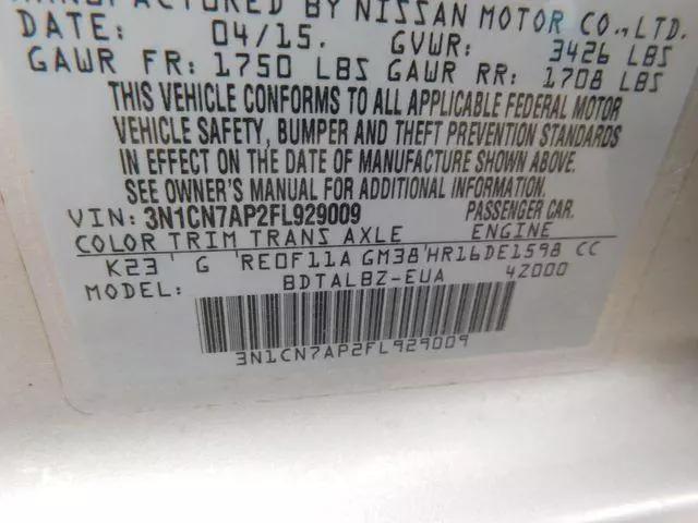 2015 Nissan Versa 1.6 SV