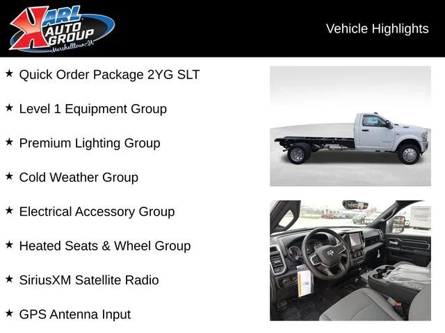 2024 RAM Ram 5500 Chassis Cab RAM 5500 SLT CHASSIS REGULAR CAB 4X4 84 CA