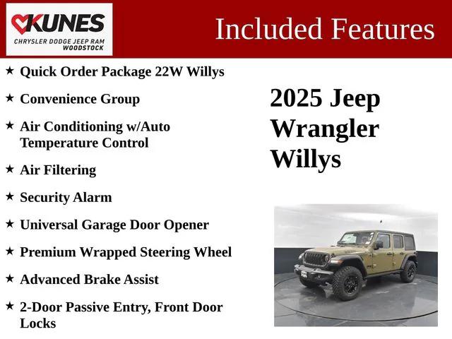 2025 Jeep Wrangler WRANGLER 4-DOOR WILLYS
