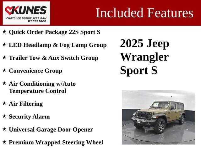 2025 Jeep Wrangler WRANGLER 4-DOOR SPORT S