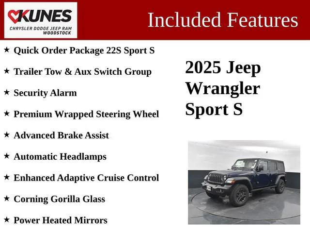 2025 Jeep Wrangler WRANGLER 4-DOOR SPORT S