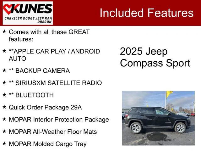 2025 Jeep Compass COMPASS SPORT 4X4