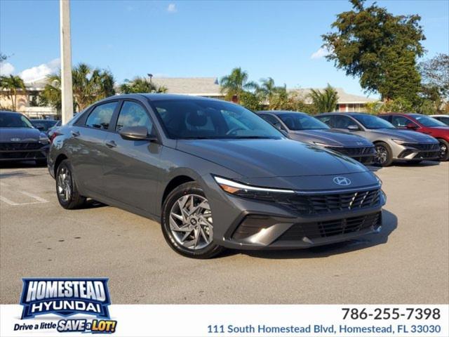 2024 Hyundai Elantra Hybrid Blue for sale in HOMESTEAD, FL