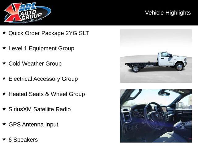 2024 RAM Ram 5500 Chassis Cab RAM 5500 SLT CHASSIS REGULAR CAB 4X4 84 CA