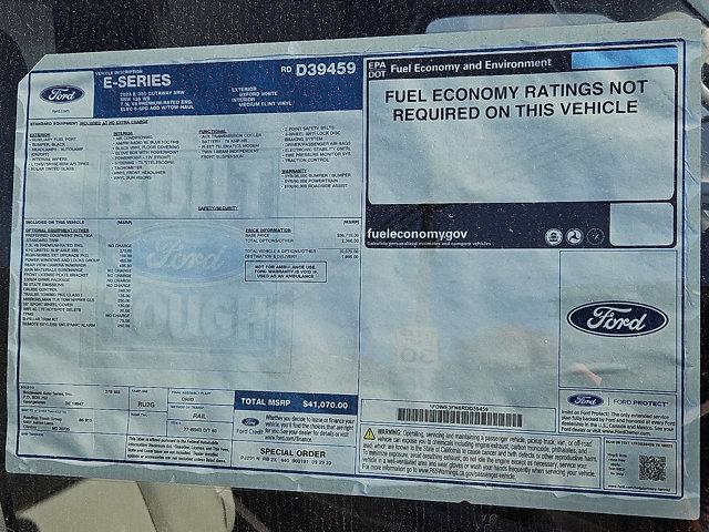 2024 Ford E-350 Cutaway E350 SD COMMERCIAL CUTAWAY VAN