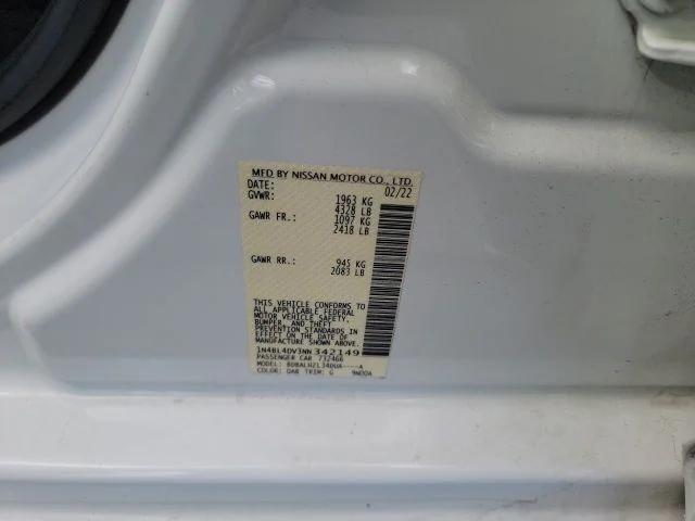 2022 Nissan Altima SV FWD