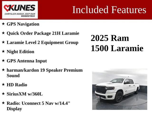 2025 RAM Ram 1500 RAM 1500 LARAMIE CREW CAB 4X4 64 BOX