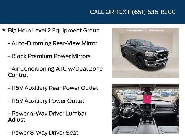 2020 Ram 1500 Big Horn Crew Cab 4x4 5'7" Box