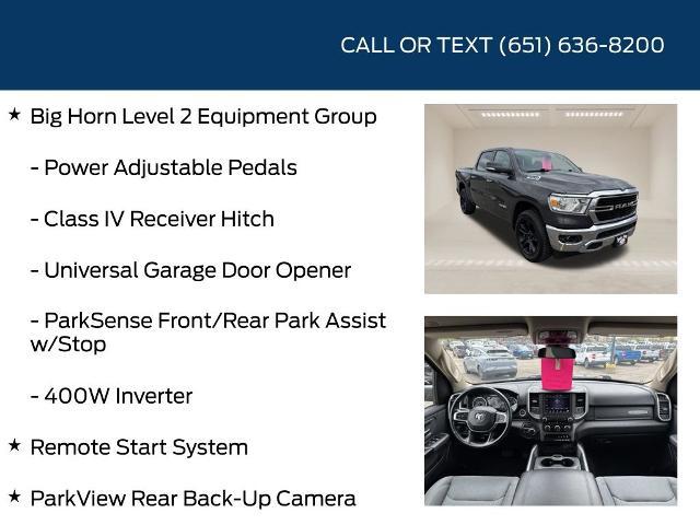 2020 Ram 1500 Big Horn Crew Cab 4x4 5'7" Box