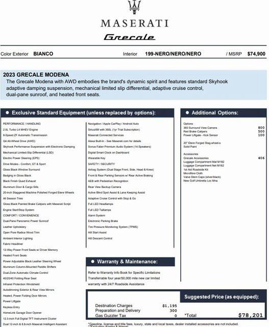 2023 Maserati Grecale Modena