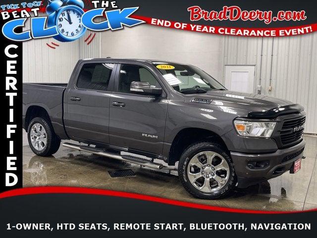 2021 RAM 1500 Big Horn Crew Cab 4x4 57 Box