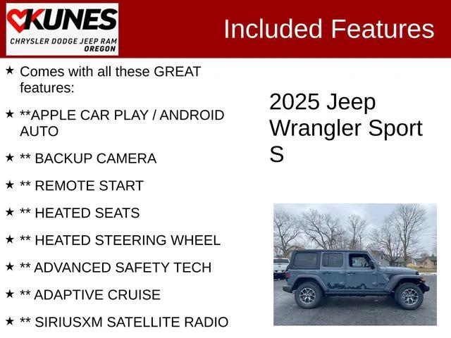 2025 Jeep Wrangler WRANGLER 4-DOOR SPORT S