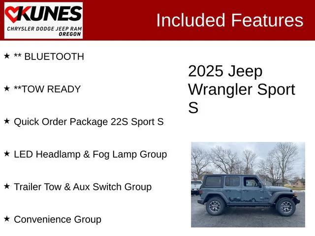 2025 Jeep Wrangler WRANGLER 4-DOOR SPORT S