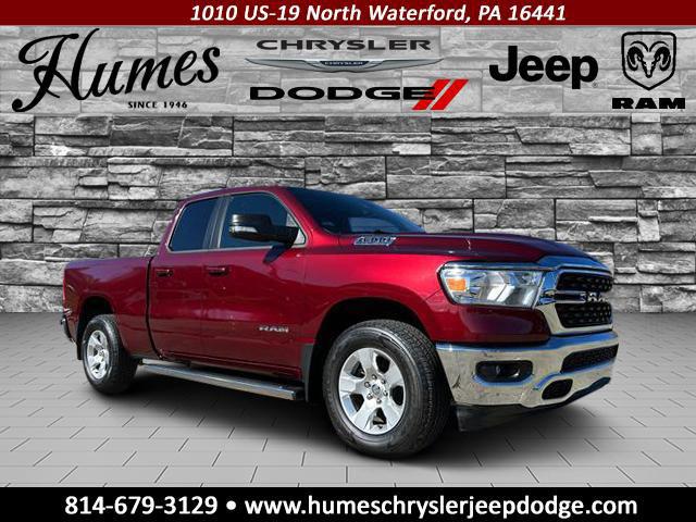 2022 RAM 1500 Big Horn Quad Cab 4x4 64 Box