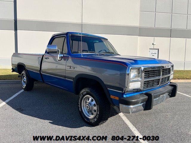 1992 Dodge W150 LE Long Bed 4X4 Pick Up