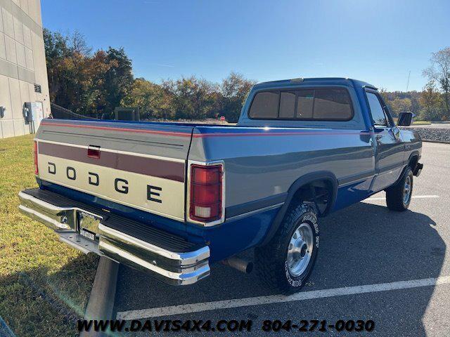 1992 Dodge W150 LE Long Bed 4X4 Pick Up