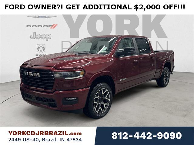 2025 RAM Ram 1500 RAM 1500 LARAMIE CREW CAB 4X4 64 BOX