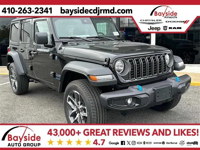 2024 Jeep Wrangler 4xe WRANGLER 4-DOOR SPORT S 4xe